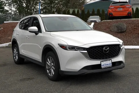 White 2023 Mazda CX-5 2.5 S Preferred Package for sale in Tacoma, WA