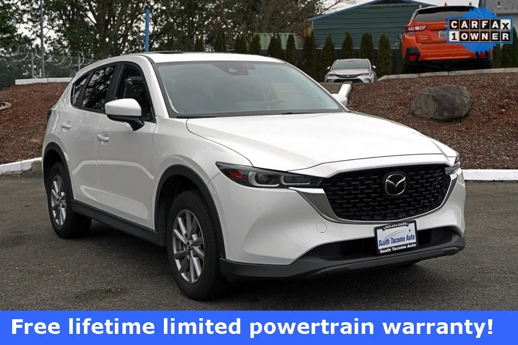 White 2023 Mazda CX-5 2.5 S Preferred Package for sale in Tacoma, WA
