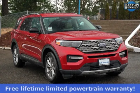 Red 2023 Ford Explorer Limited for sale in Tacoma, WA