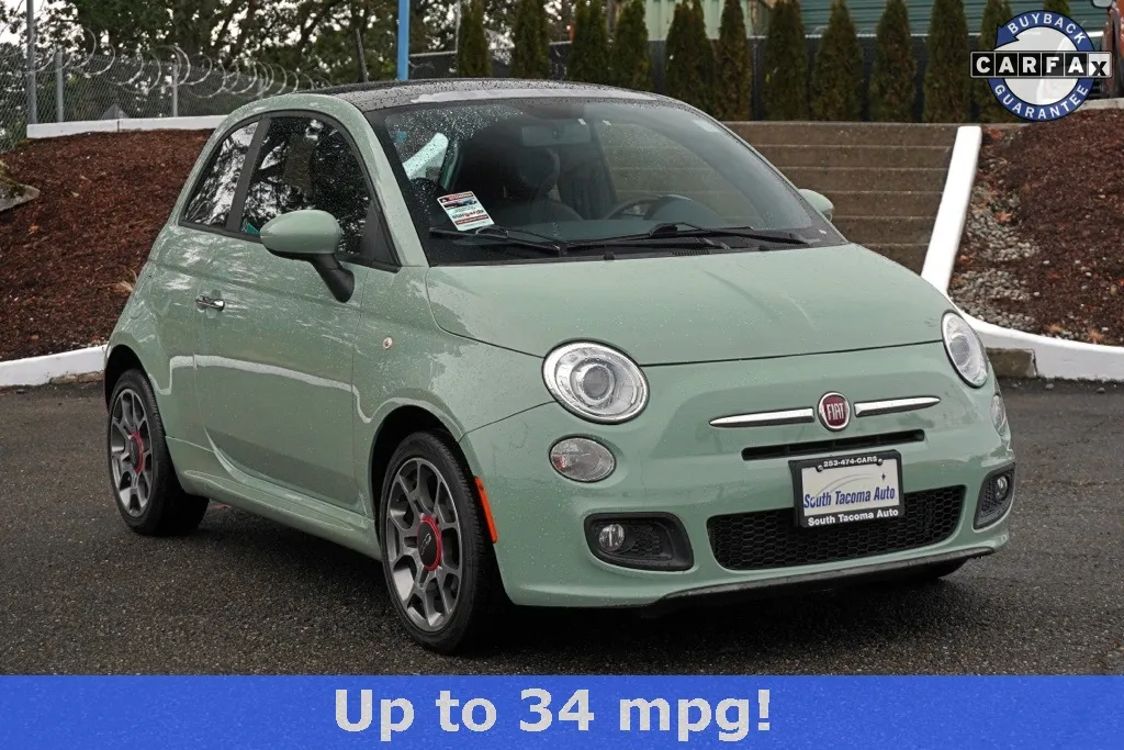 Green 2013 Fiat 500 Sport for sale in Tacoma, WA
