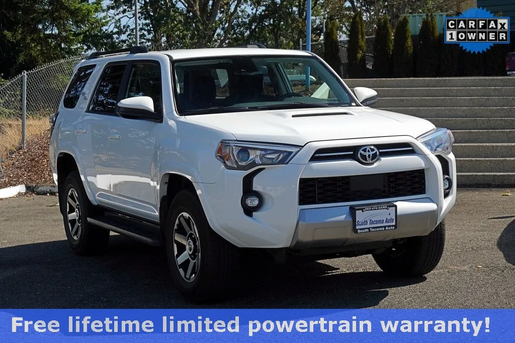 White 2024 Toyota 4Runner TRD Off-Road for sale in Tacoma, WA