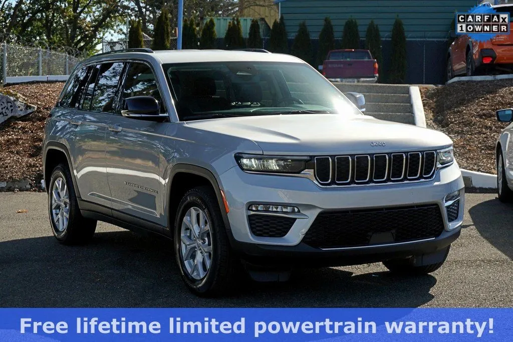 Silver 2023 Jeep Grand Cherokee Limited for sale in Tacoma, WA
