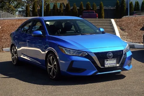 Blue 2021 Nissan Sentra SV for sale in Tacoma, WA