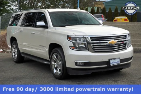 White 2015 Chevrolet Suburban LTZ for sale in Tacoma, WA
