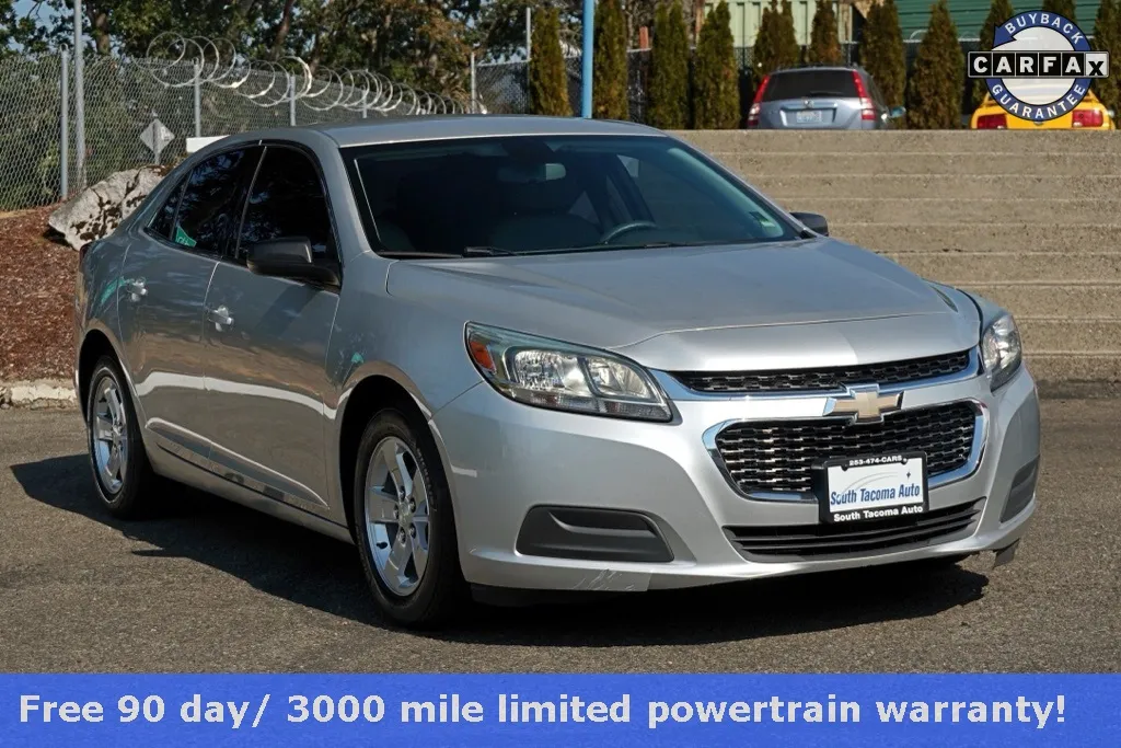 Silver 2015 Chevrolet Malibu LS for sale in Tacoma, WA