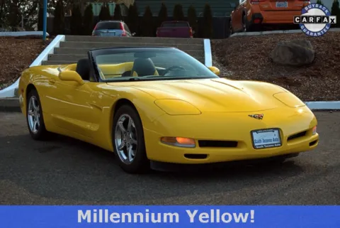 Yellow 2002 Chevrolet Corvette for sale in Tacoma, WA