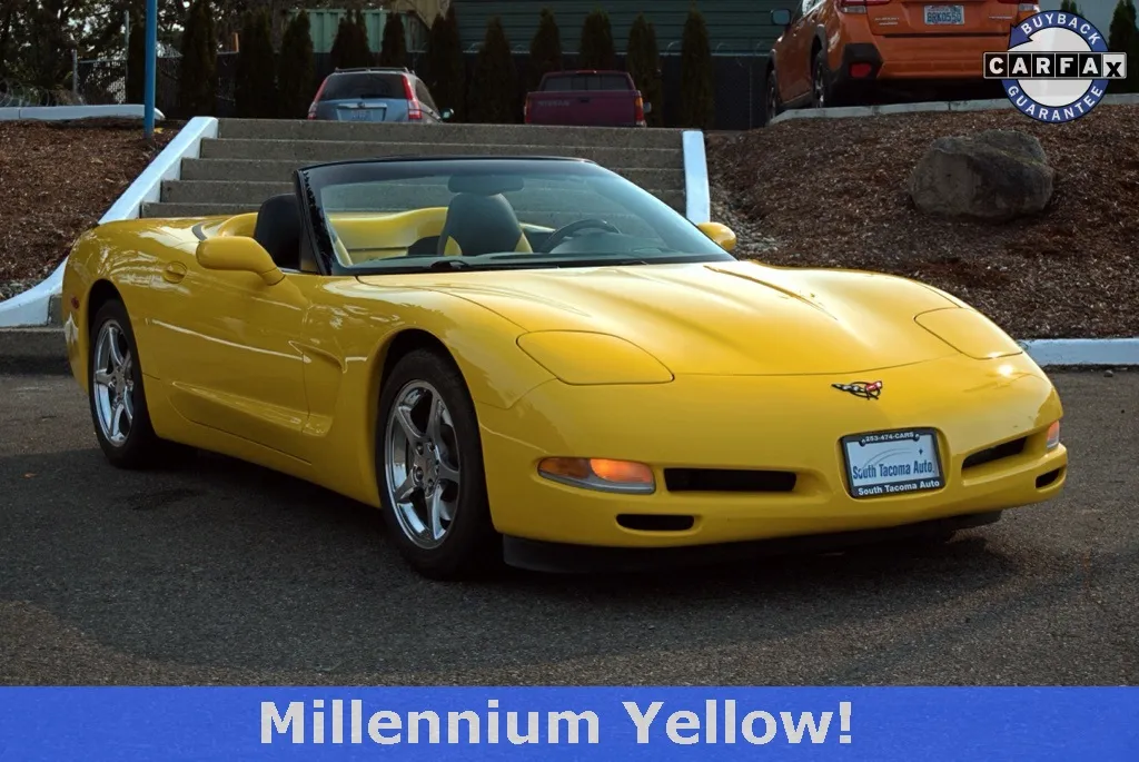 Yellow 2002 Chevrolet Corvette for sale in Tacoma, WA