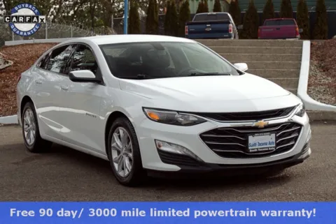 White 2019 Chevrolet Malibu LT for sale in Tacoma, WA