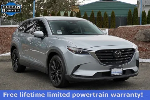 Silver 2023 Mazda CX-9 Touring Plus for sale in Tacoma, WA