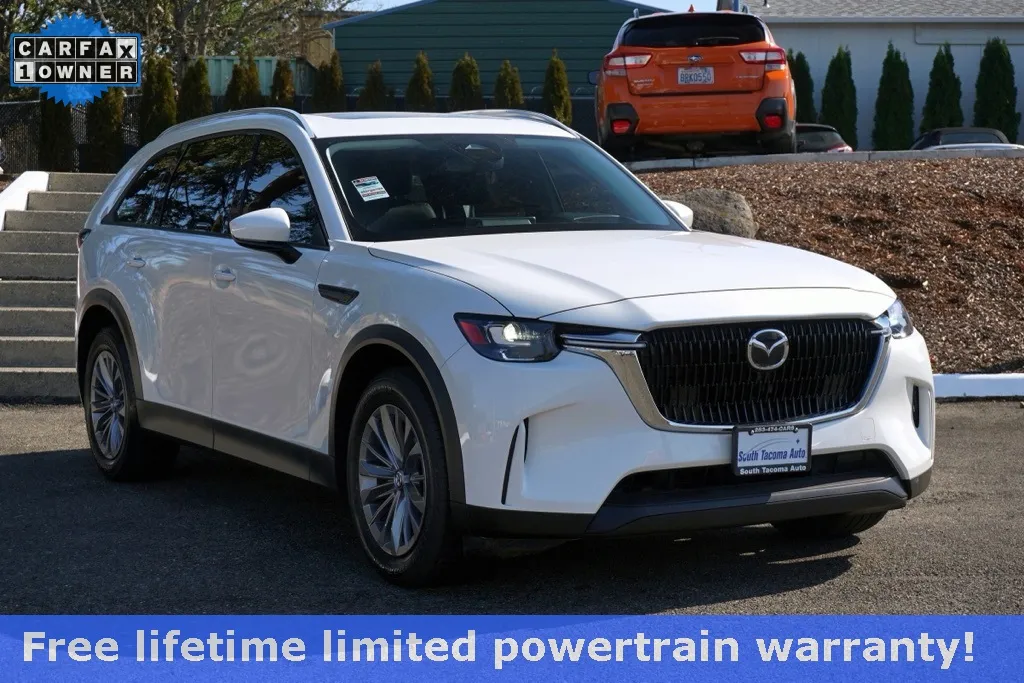 White 2024 Mazda CX-90 3.3 Turbo Preferred Plus for sale in Tacoma, WA