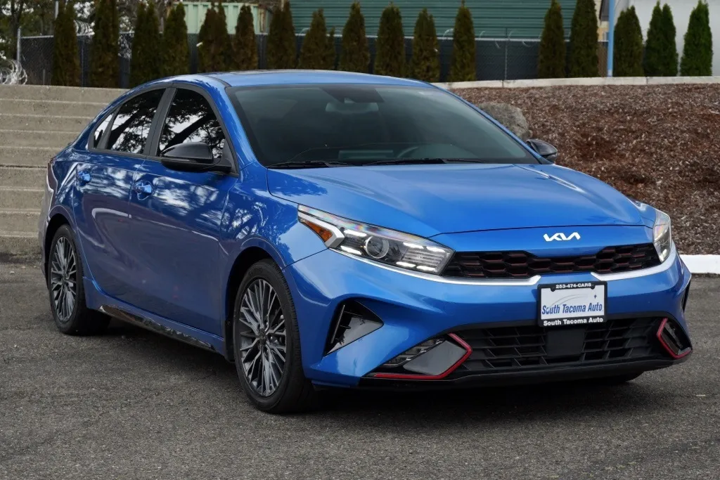 Blue 2023 Kia Forte GT-Line for sale in Tacoma, WA