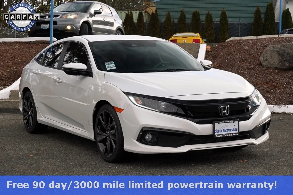 White 2019 Honda Civic Sport for sale in Tacoma, WA