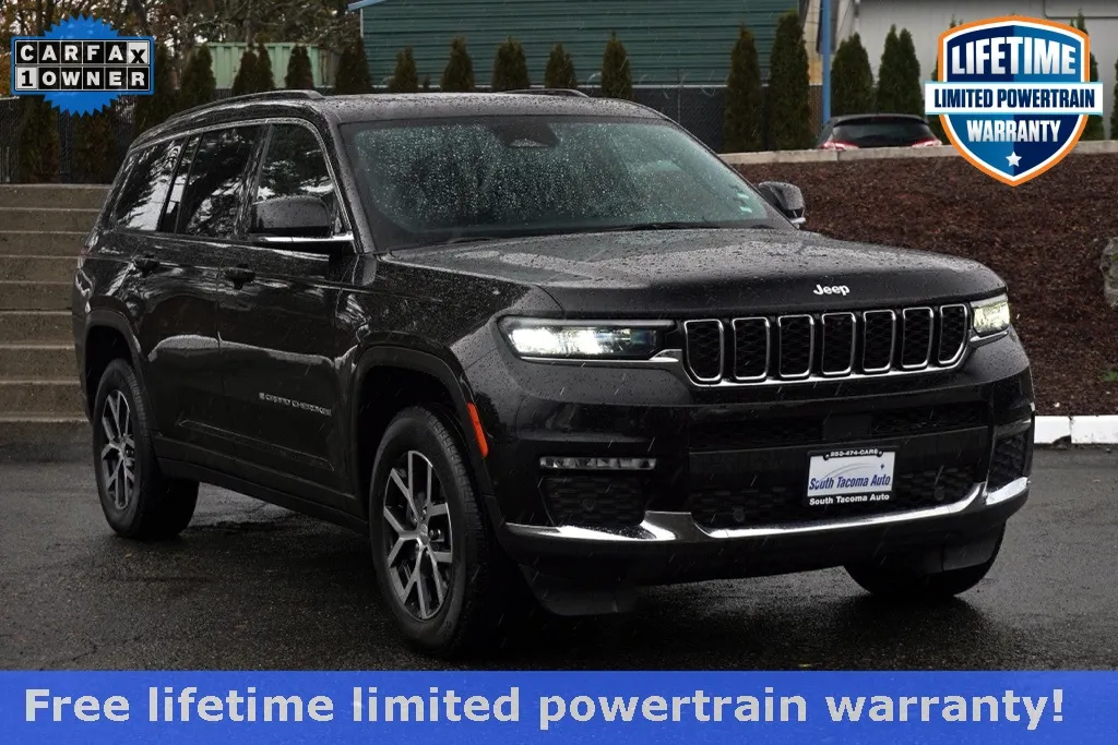 Black 2024 Jeep Grand Cherokee L Limited for sale in Tacoma, WA