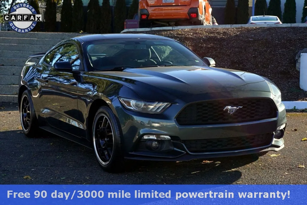Green 2015 Ford Mustang EcoBoost for sale in Tacoma, WA