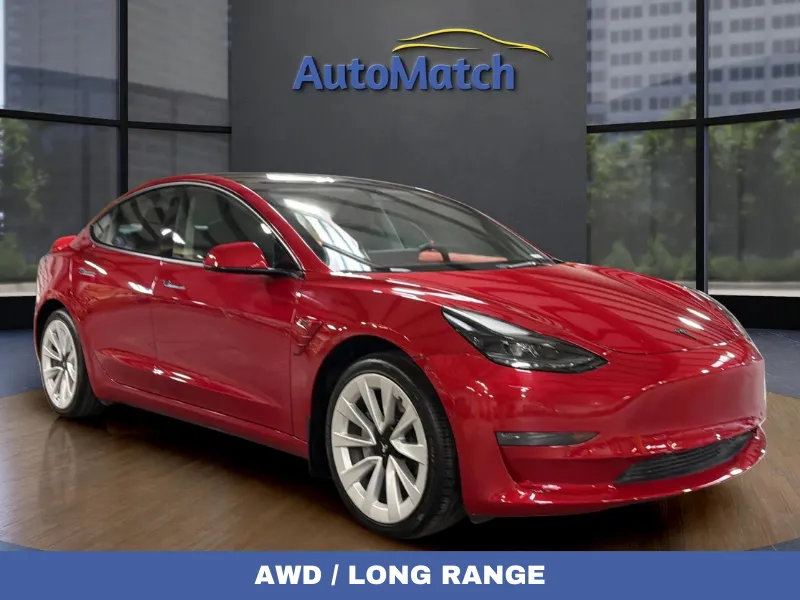 Red 2022 Tesla Model 3 Long Range for sale in Orem, UT