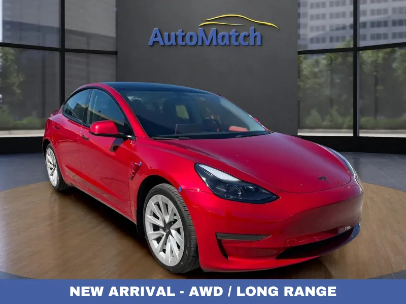 Red 2022 Tesla Model 3 Long Range for sale in Orem, UT