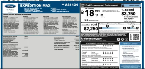 Photos of 2021 Ford Expedition MAX Limited for sale in Orem, UT at AutoMatch