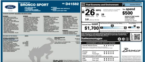 Photos of 2023 Ford Bronco Sport Heritage for sale in Orem, UT at AutoMatch