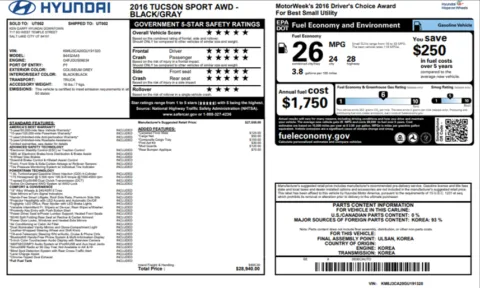 Photos of 2016 Hyundai TUCSON Sport for sale in Orem, UT at AutoMatch