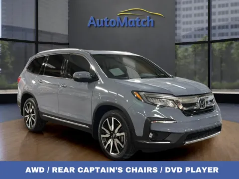 Blue 2022 Honda Pilot Touring w/Rear Captain's Chairs for sale in Orem, UT