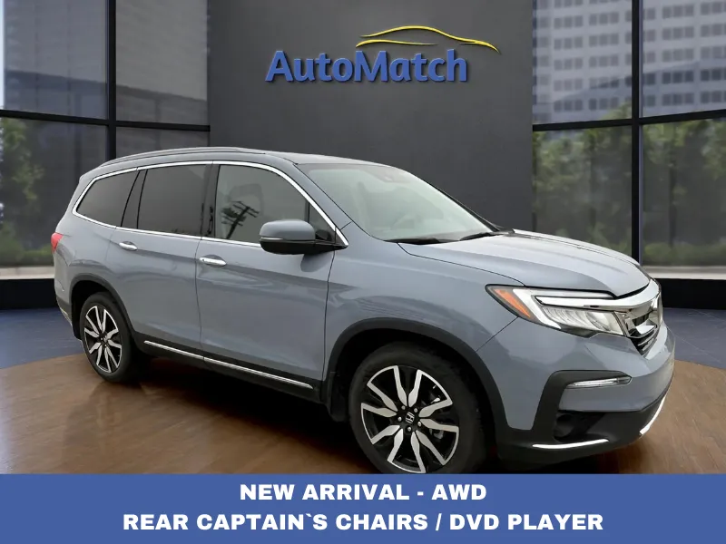 Blue 2022 Honda Pilot Touring w/Rear Captain's Chairs for sale in Orem, UT