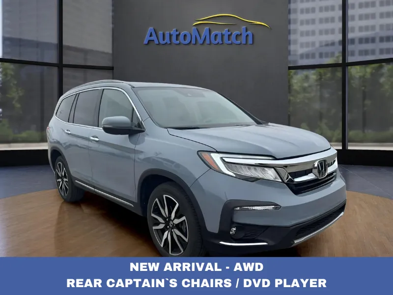 Blue 2022 Honda Pilot Touring w/Rear Captain's Chairs for sale in Orem, UT