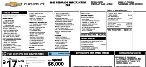 Photos of 2025 Chevrolet Colorado ZR2 for sale in Orem, UT at AutoMatch