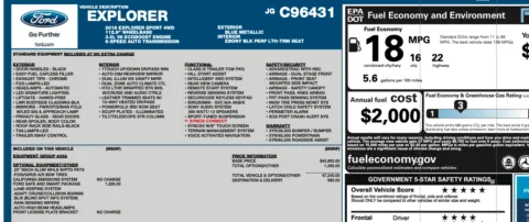 Photos of 2018 Ford Explorer Sport for sale in Orem, UT at AutoMatch