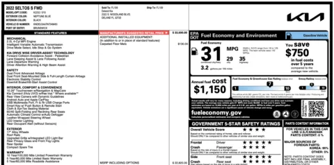 Another view of 2022 Kia Seltos S for sale in Orem, UT at AutoMatch