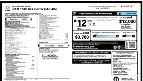 Photos of 2022 Ram 1500 TRX for sale in Orem, UT at AutoMatch
