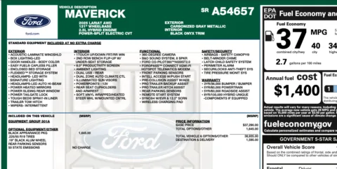 Photos of 2025 Ford Maverick Lariat for sale in Orem, UT at AutoMatch