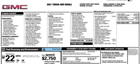 Photos of 2021 GMC Yukon Denali for sale in Orem, UT at AutoMatch