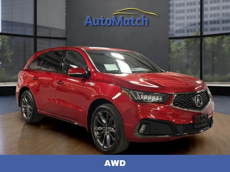 Red 2020 Acura MDX SH-AWD w/Tech w/A-SPEC for sale in Orem, UT
