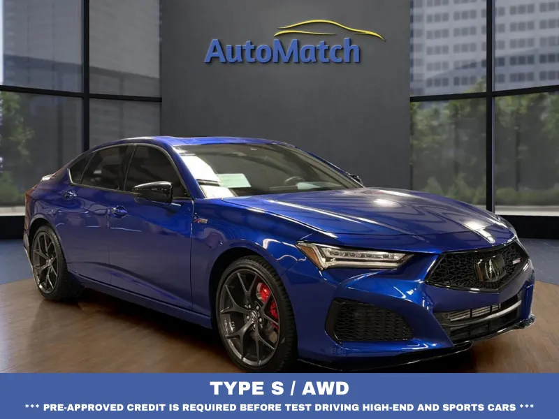 Blue 2023 Acura TLX SH-AWD Type S w/Perf. Wheel+Tire for sale in Orem, UT