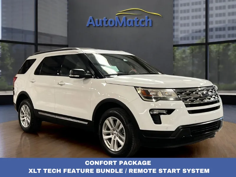 White 2019 Ford Explorer XLT for sale in Orem, UT