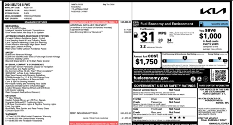 Photos of 2024 Kia Seltos S for sale in Orem, UT at AutoMatch