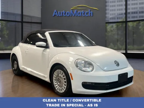 White 2015 Volkswagen Beetle Convertible 1.8T Classic PZEV for sale in Orem, UT