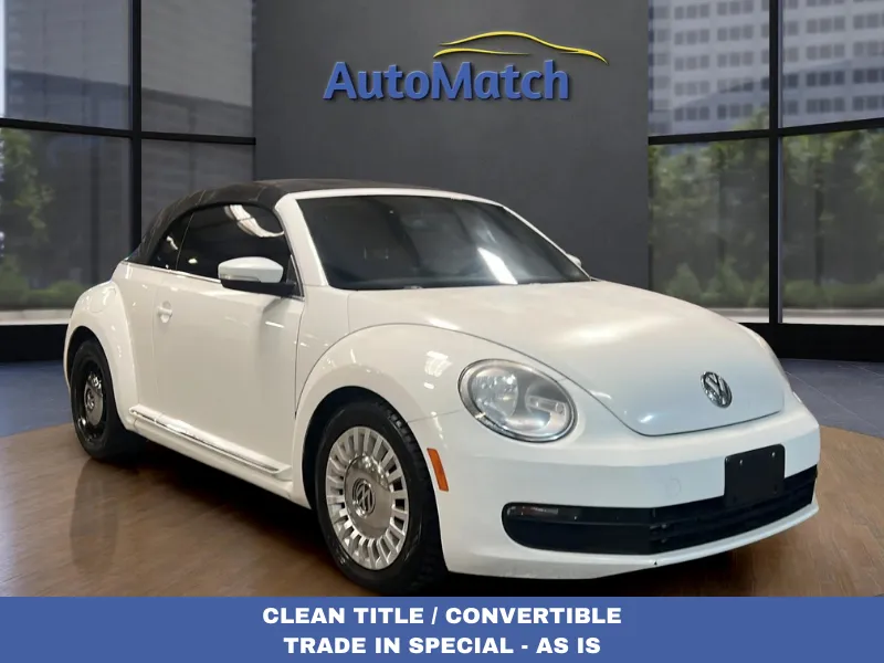 White 2015 Volkswagen Beetle Convertible 1.8T Classic PZEV for sale in Orem, UT