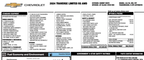 Photos of 2024 Chevrolet Traverse Limited RS for sale in Orem, UT at AutoMatch