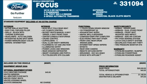 Photos of 2018 Ford Focus SE for sale in Orem, UT at AutoMatch