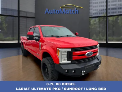 Red 2017 Ford F-350 Super Duty Lariat for sale in Orem, UT