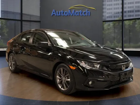 Black 2020 Honda Civic EX-L for sale in Orem, UT