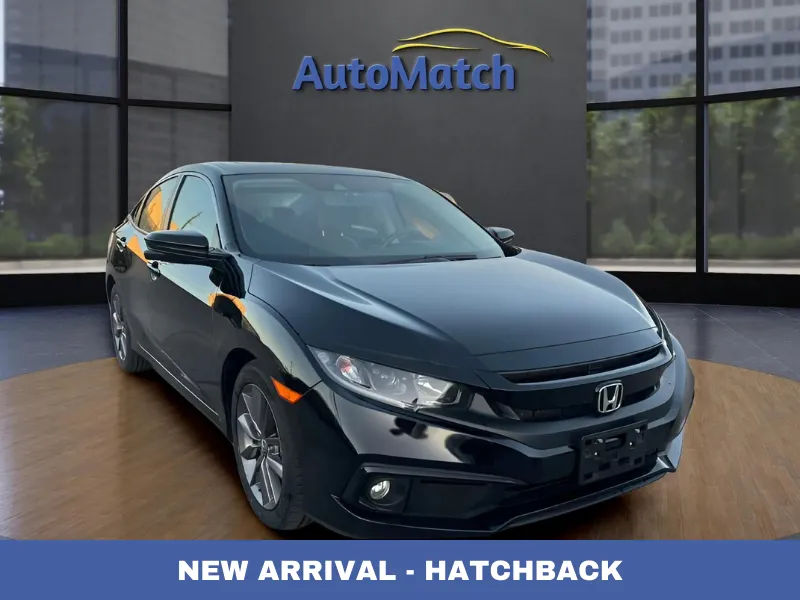 Black 2020 Honda Civic EX-L for sale in Orem, UT