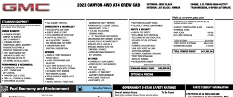 Another view of 2023 GMC Canyon AT4 for sale in Orem, UT at AutoMatch