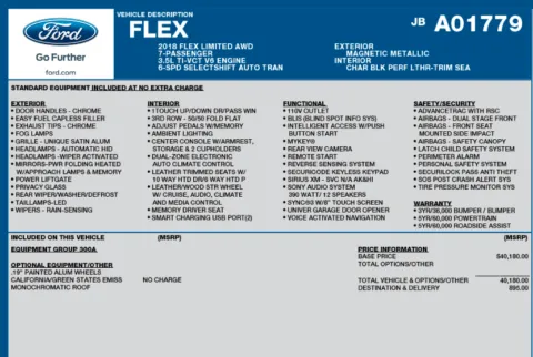 Photos of 2018 Ford Flex Limited for sale in Orem, UT at AutoMatch