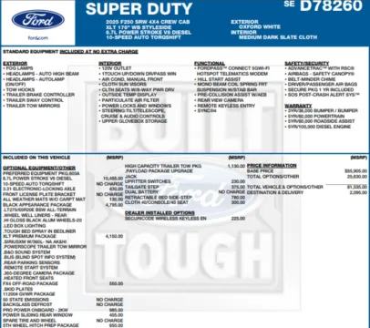 Photos of 2025 Ford F-250 Super Duty for sale in Orem, UT at AutoMatch