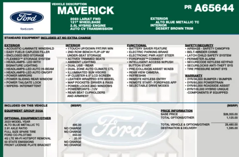 Photos of 2023 Ford Maverick Lariat for sale in Orem, UT at AutoMatch