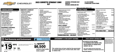 Photos of 2023 Chevrolet Corvette Stingray for sale in Orem, UT at AutoMatch