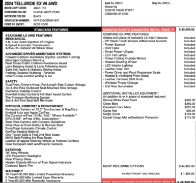Another view of 2024 Kia Telluride EX for sale in Orem, UT at AutoMatch