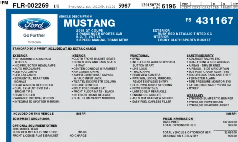 Another view of 2015 Ford Mustang GT for sale in Orem, UT at AutoMatch
